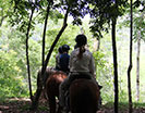 Horse riding at Chaa Creek