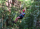 Ziplining through Jungle Canopy